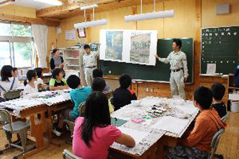 静岡治山セミナー　水窪小学校